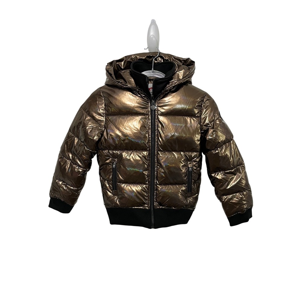 Appaman Flurry Coat Kids Size 8 Copper Metallic Puffer Jacket A5FC-CPR